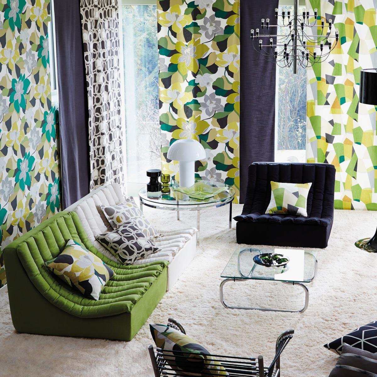 Diva Wallpaper 110861 by Scion in Leaf Moss Green Roll – image 2