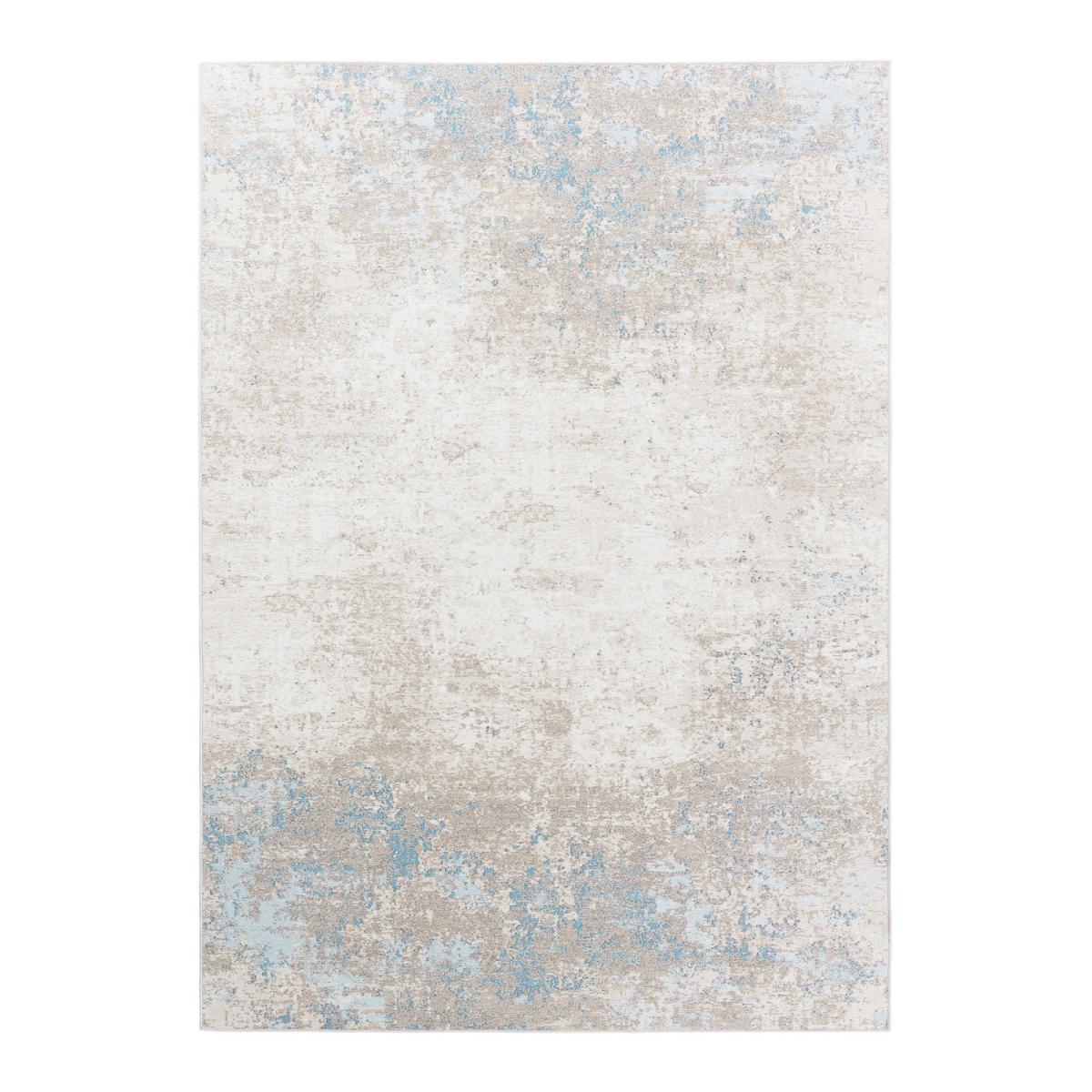 Luminous Abstract Flatweave Indoor Outdoor Rug 508 001 AB500 in Cream Blue 200x300cm – image 2