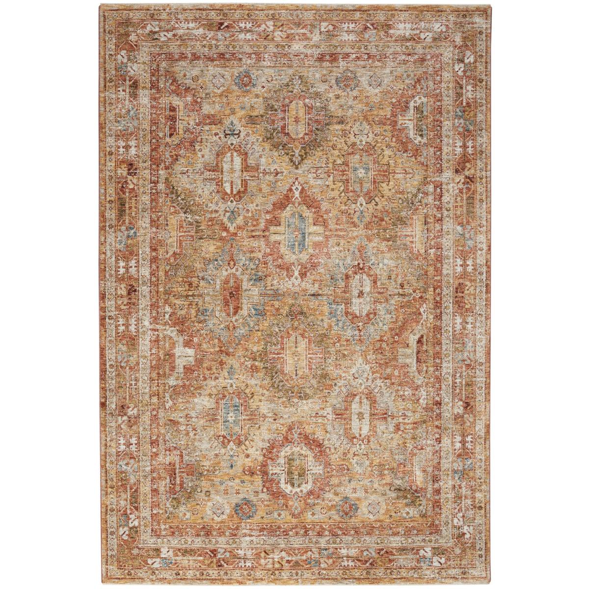 Sahar SHR01 Traditional Persian Rugs by Nourison in Rust Orange282x383cm – image 5