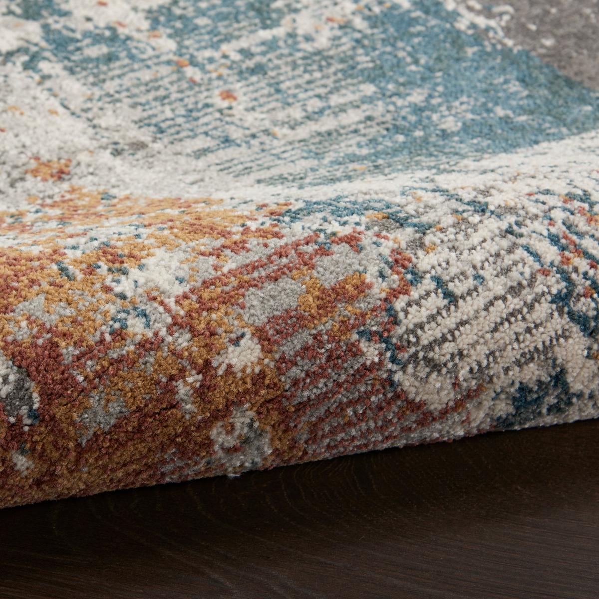 Tangra TNR06 Runner Rug by Nourison in Grey Multicolour67x232cm – image 2