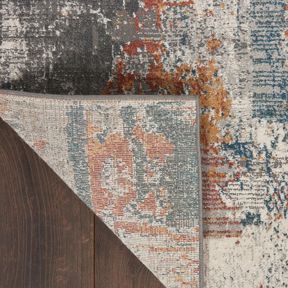 Tangra TNR06 Runner Rug by Nourison in Grey Multicolour67x232cm – image 3