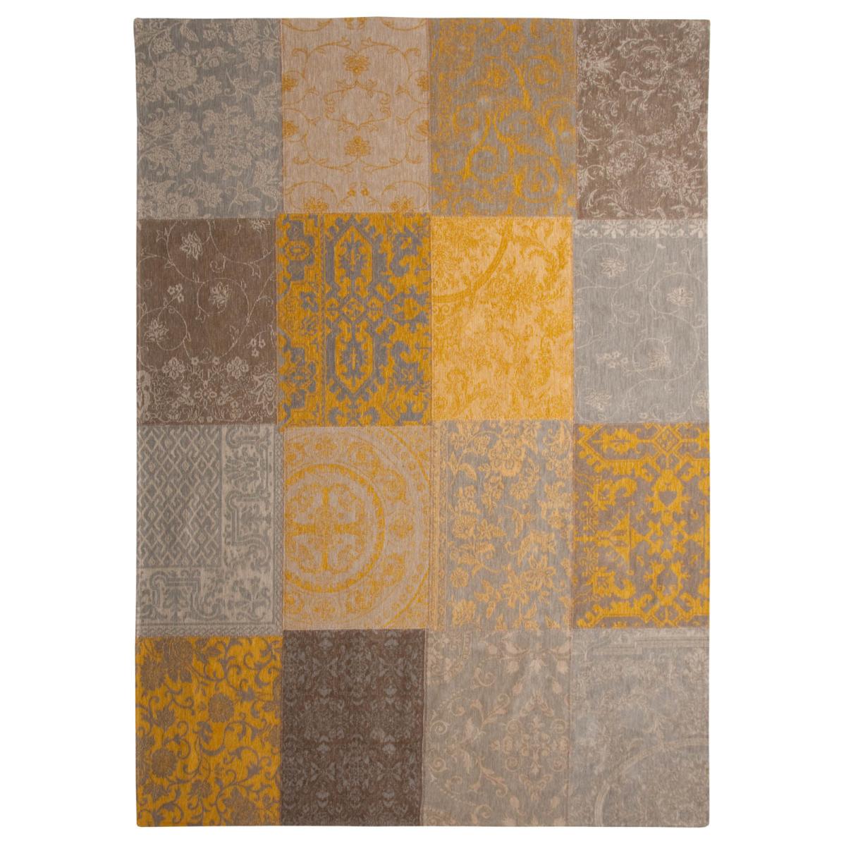 Louis De Poortere Rugs Vintage Patchwork Multi 8084 Yellow 80x150cm – image 4