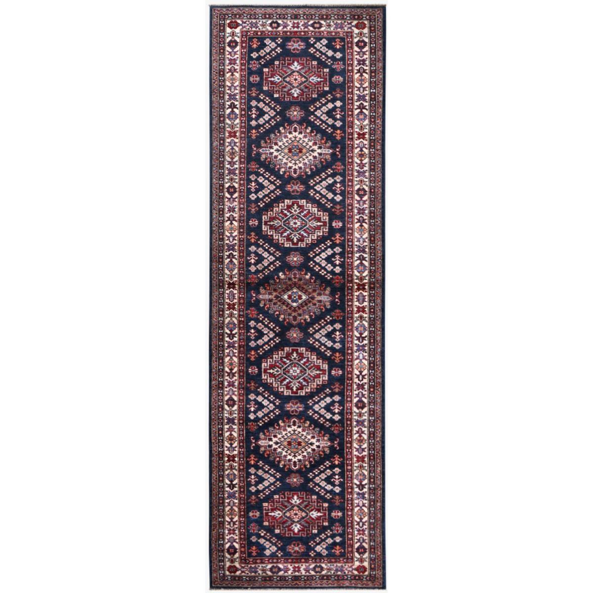 Supreme Kazak 48875 Traditional Wool Runner Rugs in Blue87x312cm – image 5