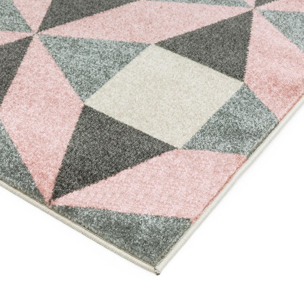Colt CL15 Fan Geometric Rugs in Pink 120x170cm – image 2