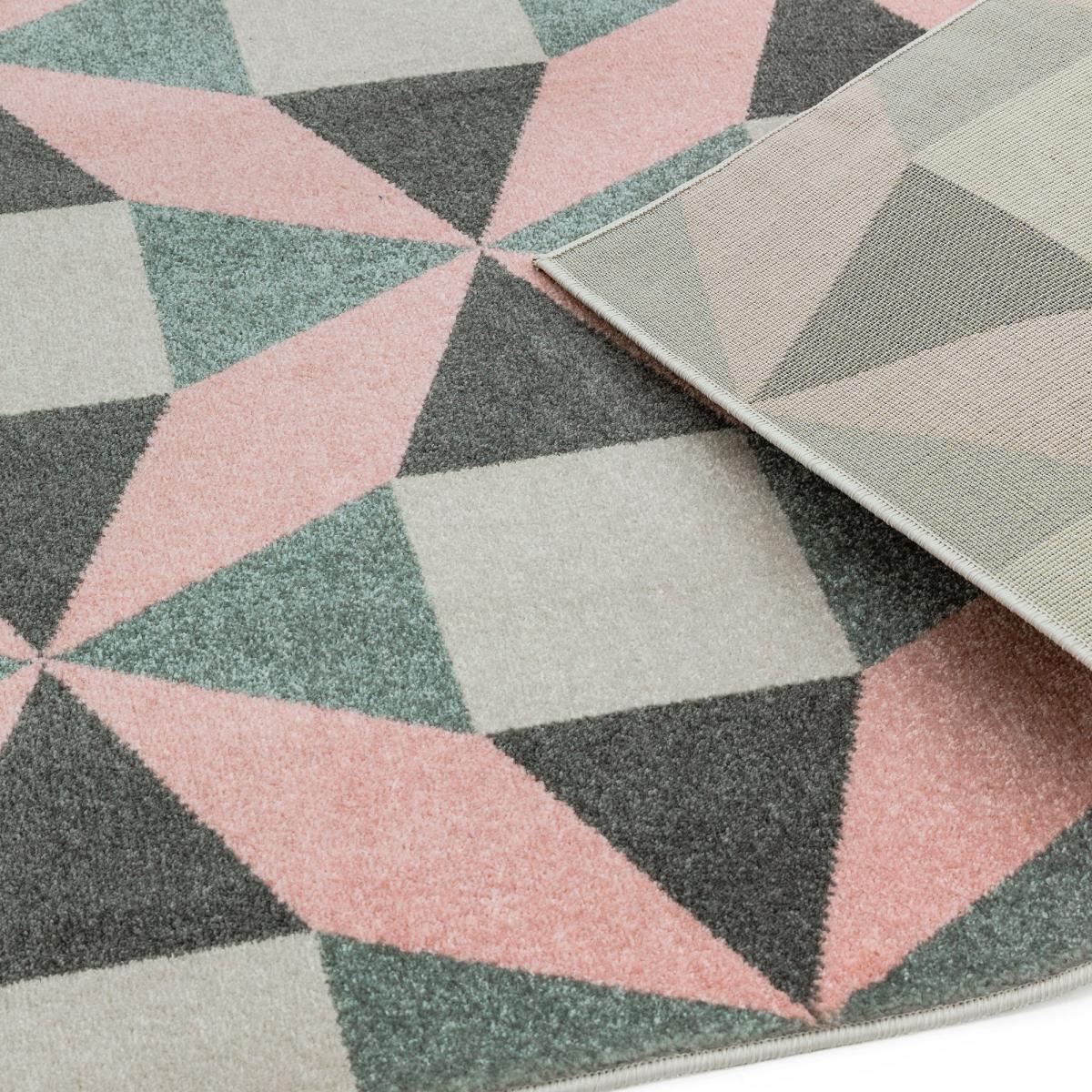 Colt CL15 Fan Geometric Rugs in Pink 120x170cm – image 3