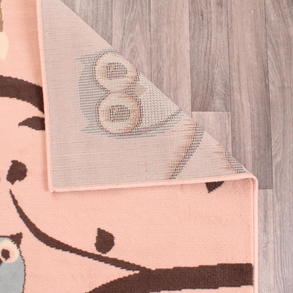 Owl Rugs in Rose by Rugstyle 120x160cm – image 2