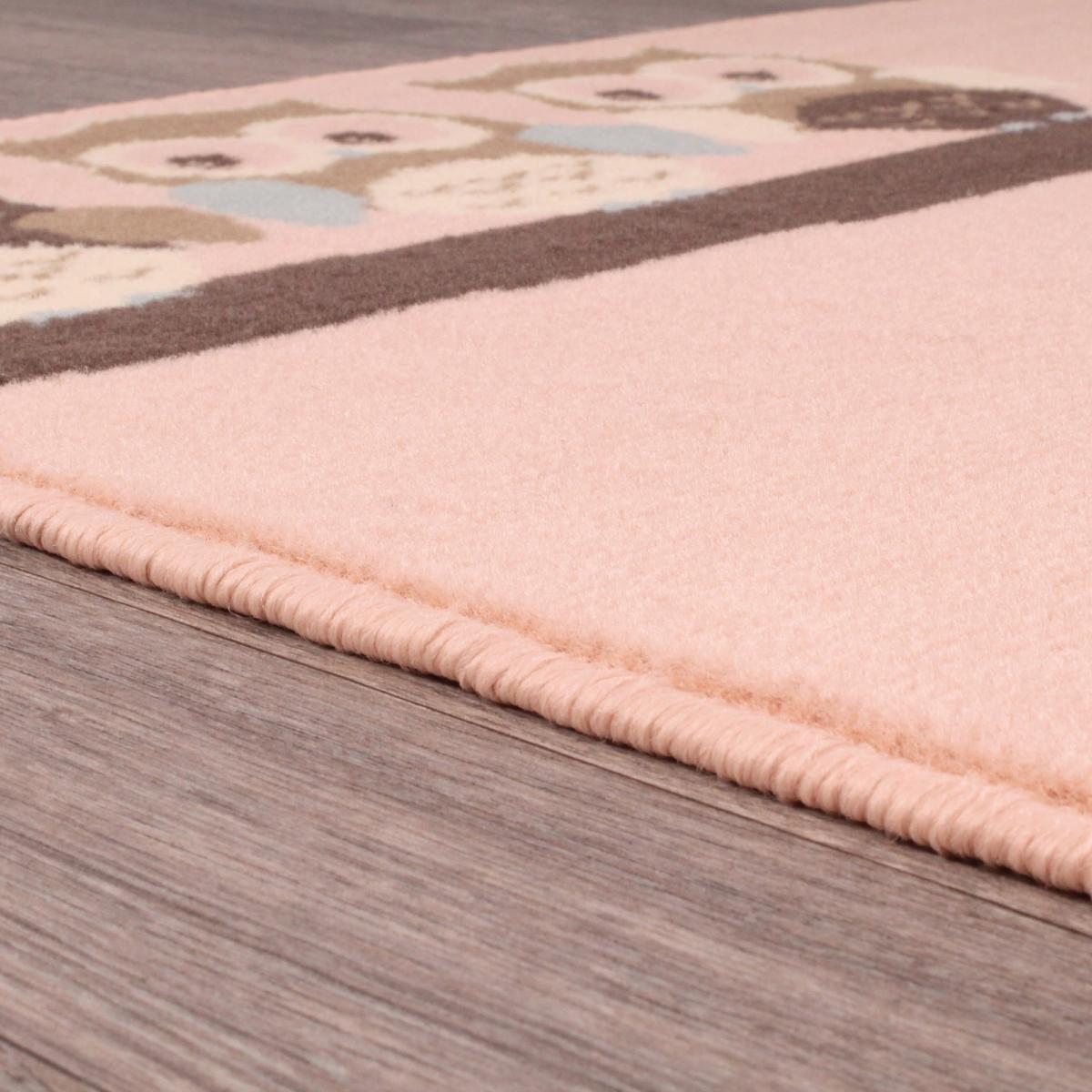 Owl Rugs in Rose by Rugstyle 120x160cm – image 3