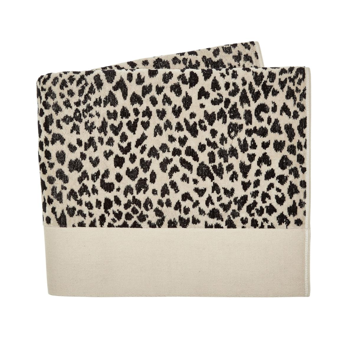 Nalu Koko Towels by Nicole Scherzinger in Black & Linen 70x130cm – image 2
