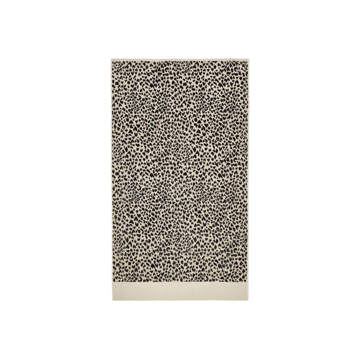 Nalu Koko Towels by Nicole Scherzinger in Black & Linen 70x130cm – image 1