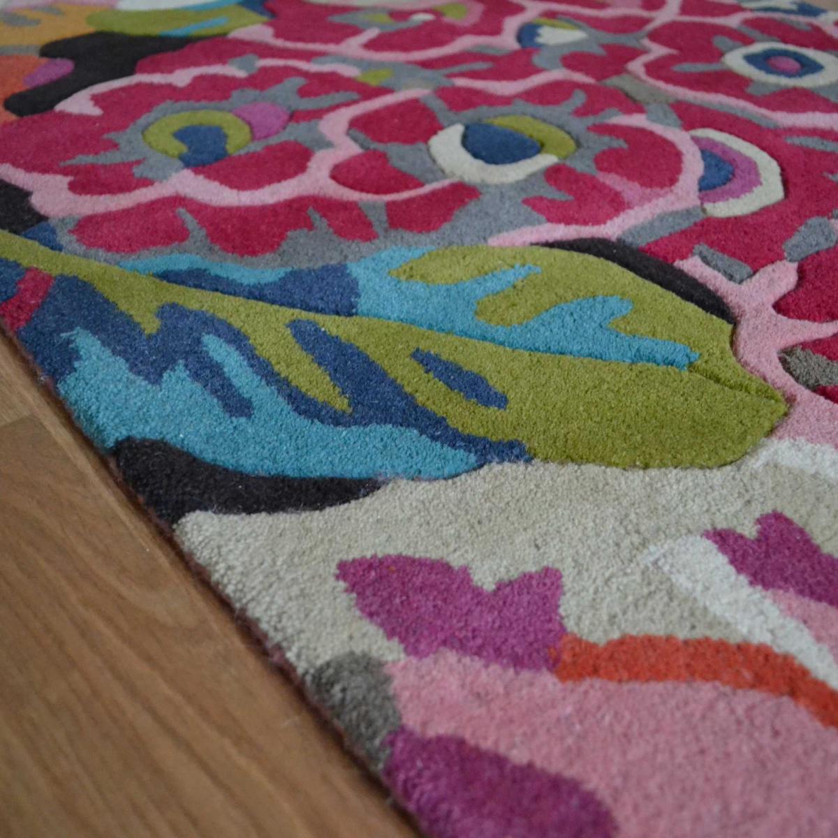Rose & Peony Floral Wool Runner Rugs 45005 by Sanderson 67x230cm – image 3