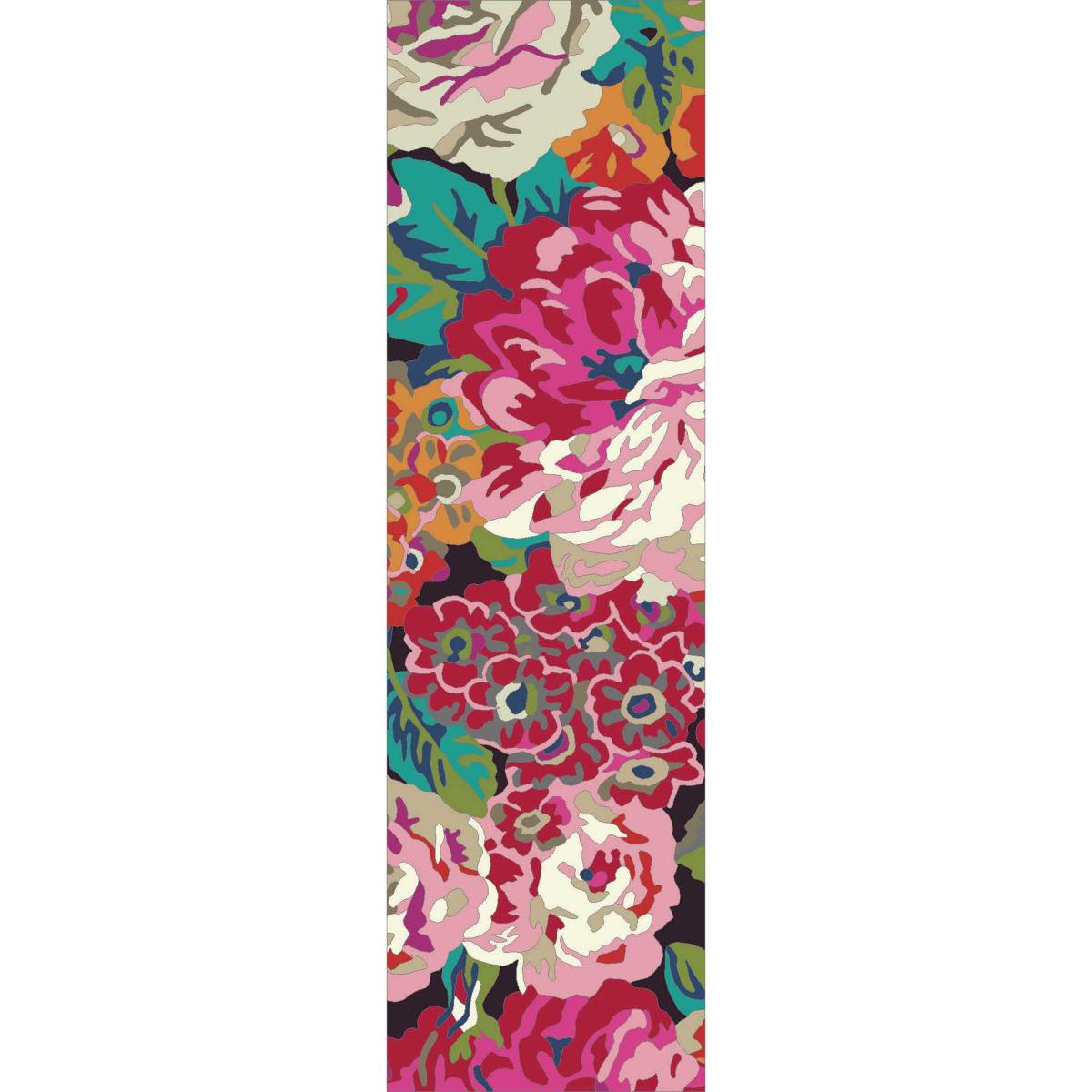 Rose & Peony Floral Wool Runner Rugs 45005 by Sanderson 67x230cm – image 5