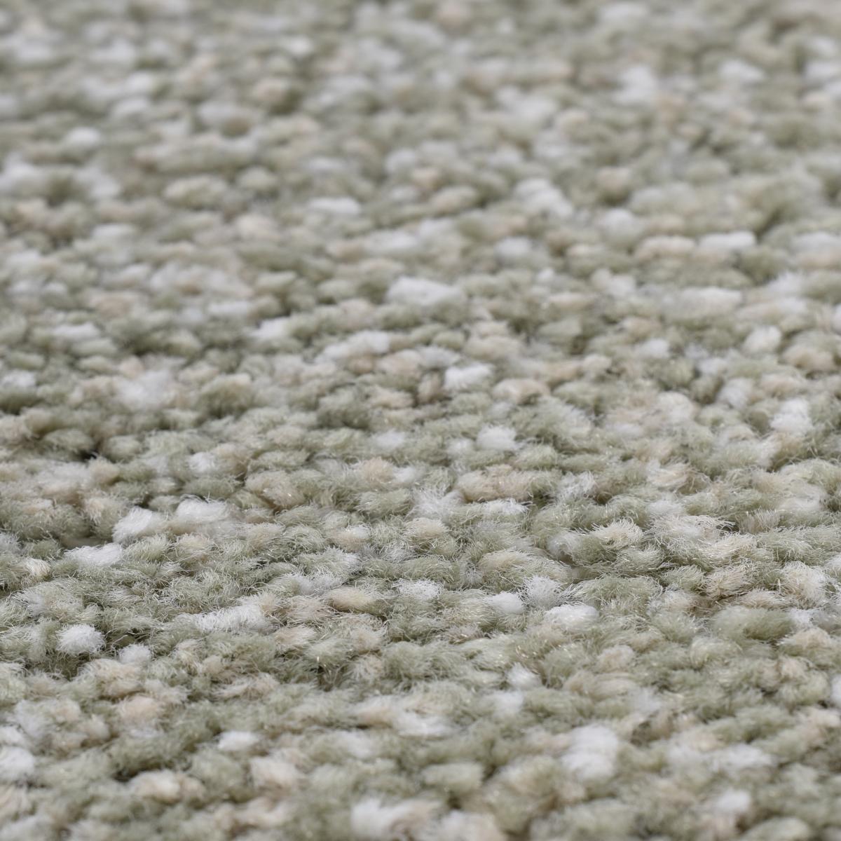 Mehari 23252 4424 Speckled Shaggy Circle Rugs in Green – image 2