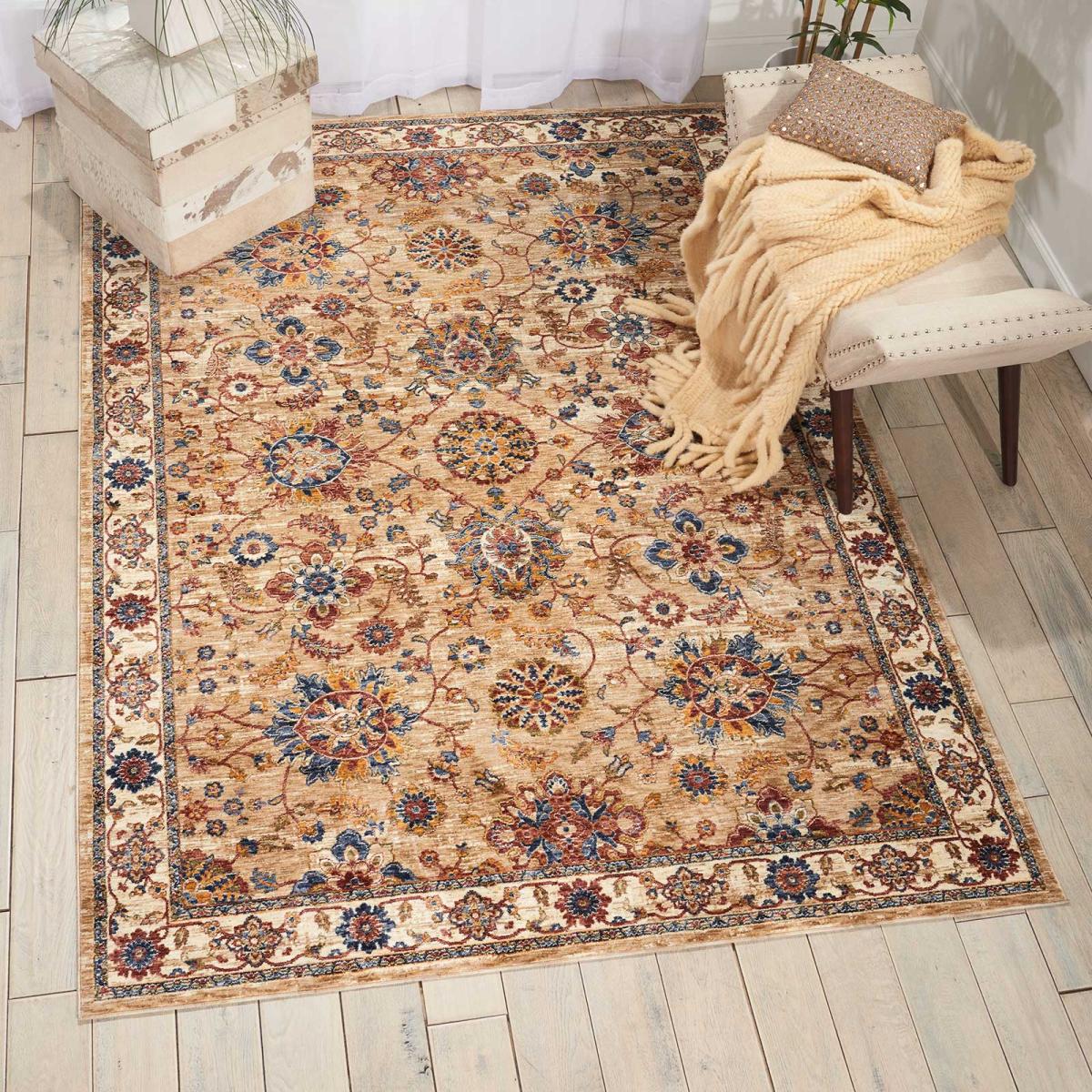 Lagos LAG04 Traditional Border Rugs by Nourison in Natural 160x229cm – image 2