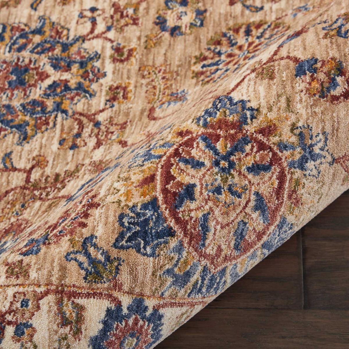 Lagos LAG04 Traditional Border Rugs by Nourison in Natural 160x229cm – image 1