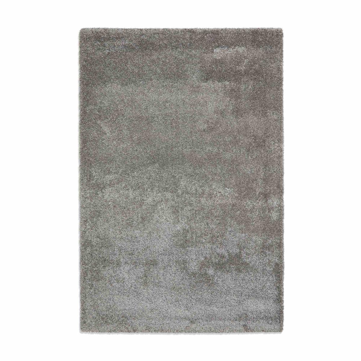 Deluxe Modern Plain Shaggy Rugs in Grey 160x230cm – image 5