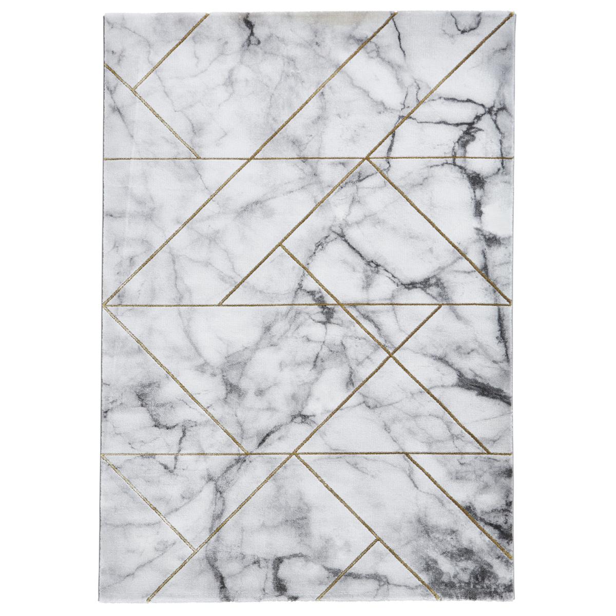 Craft 23299 Marble Effect Rugs in Ivory Gold 200x290cm – image 2