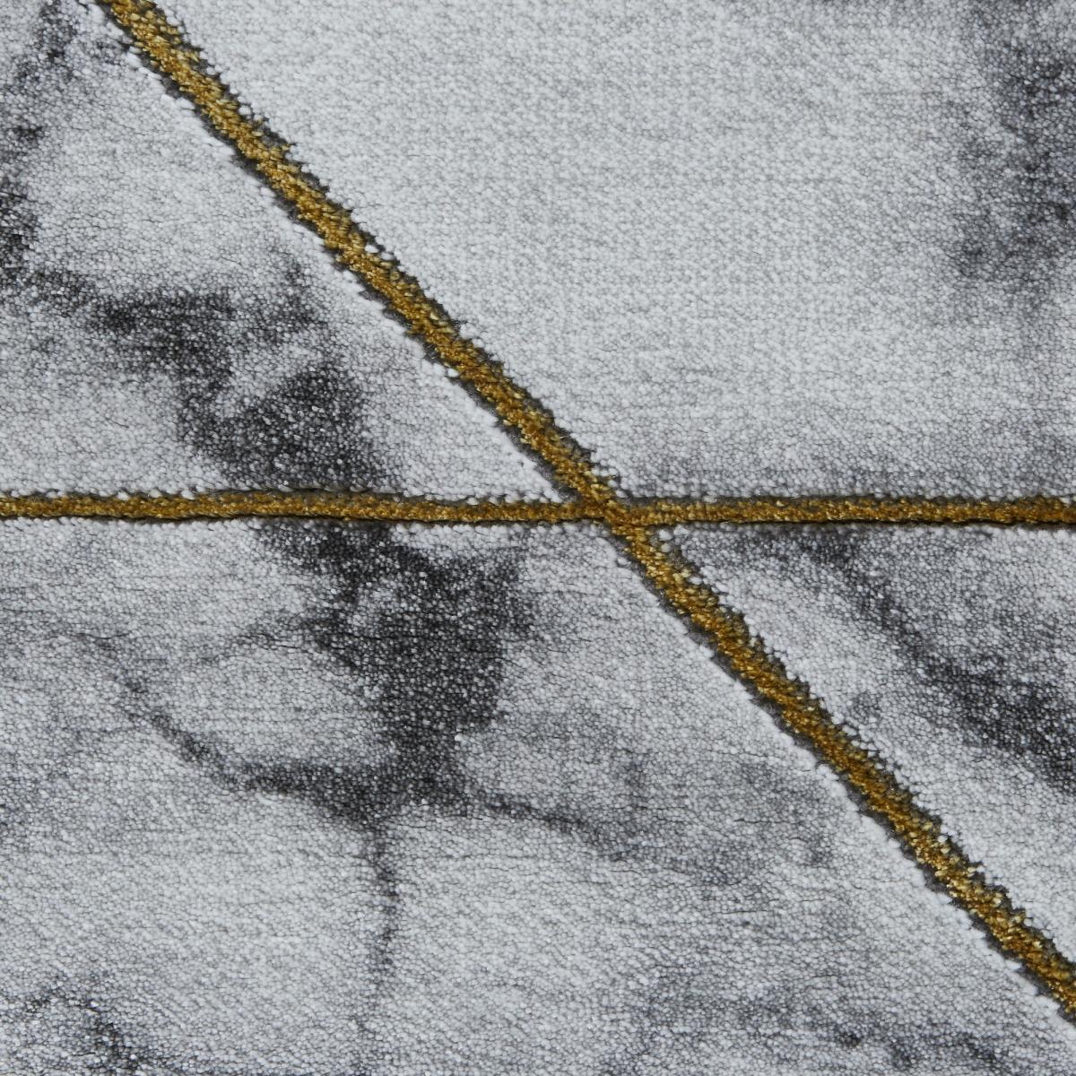 Craft 23299 Marble Effect Rugs in Ivory Gold 200x290cm – image 4