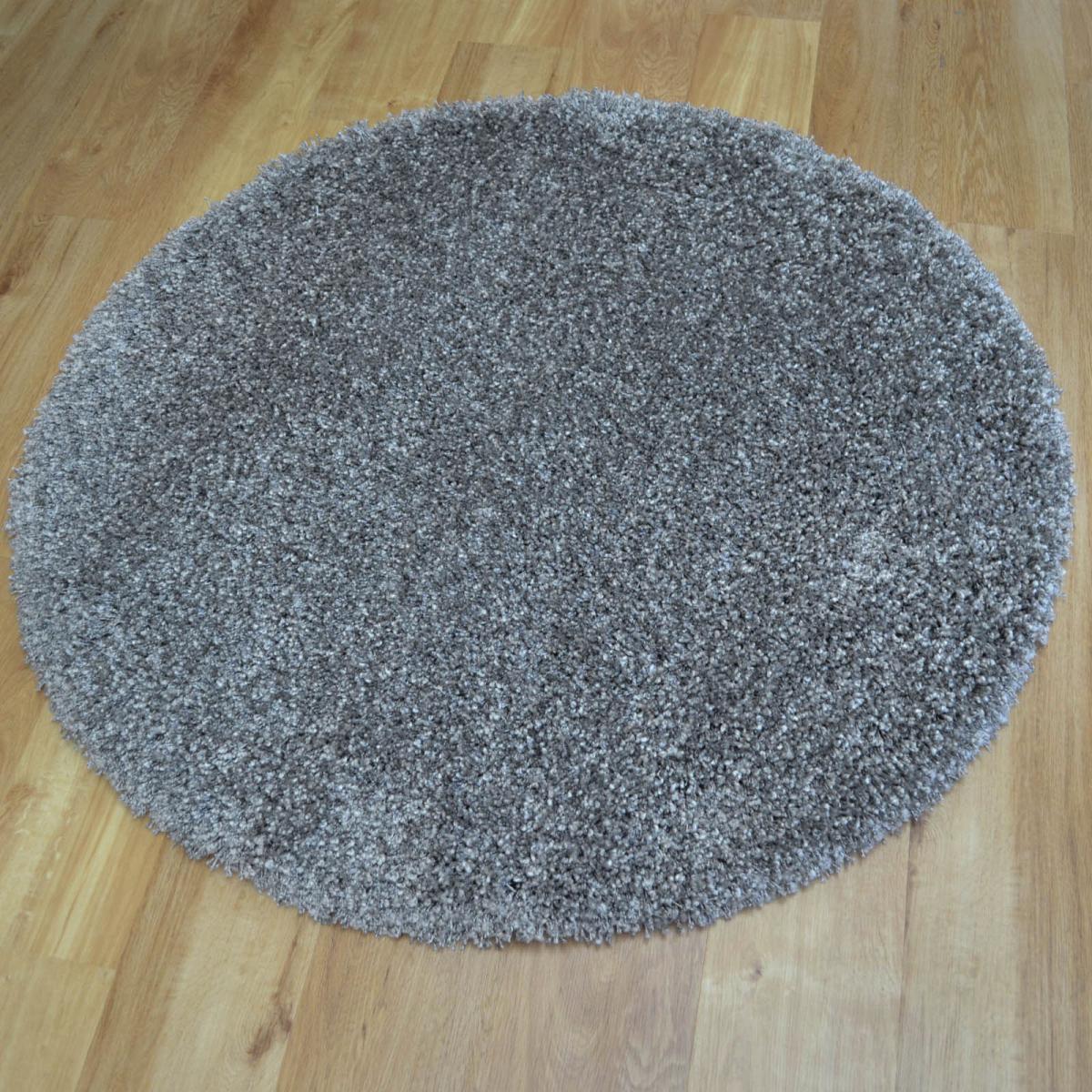Twilight Circular Rugs 39001 9999 Silver Shaggy – image 2
