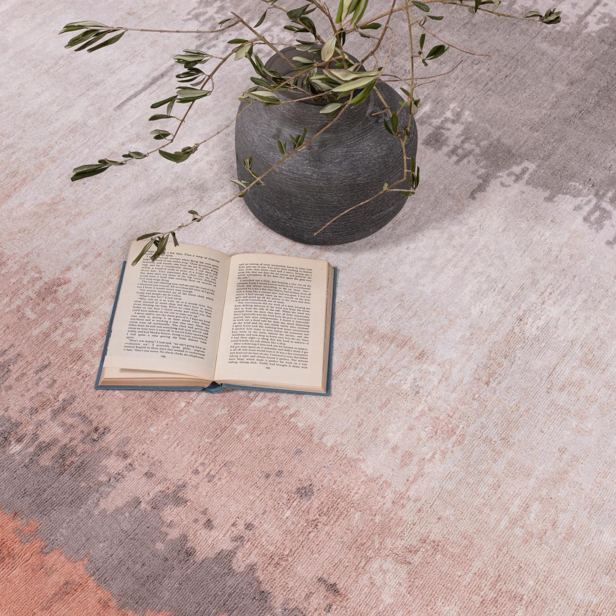 Juno Abstract Rugs in Ginger Orange – image 2