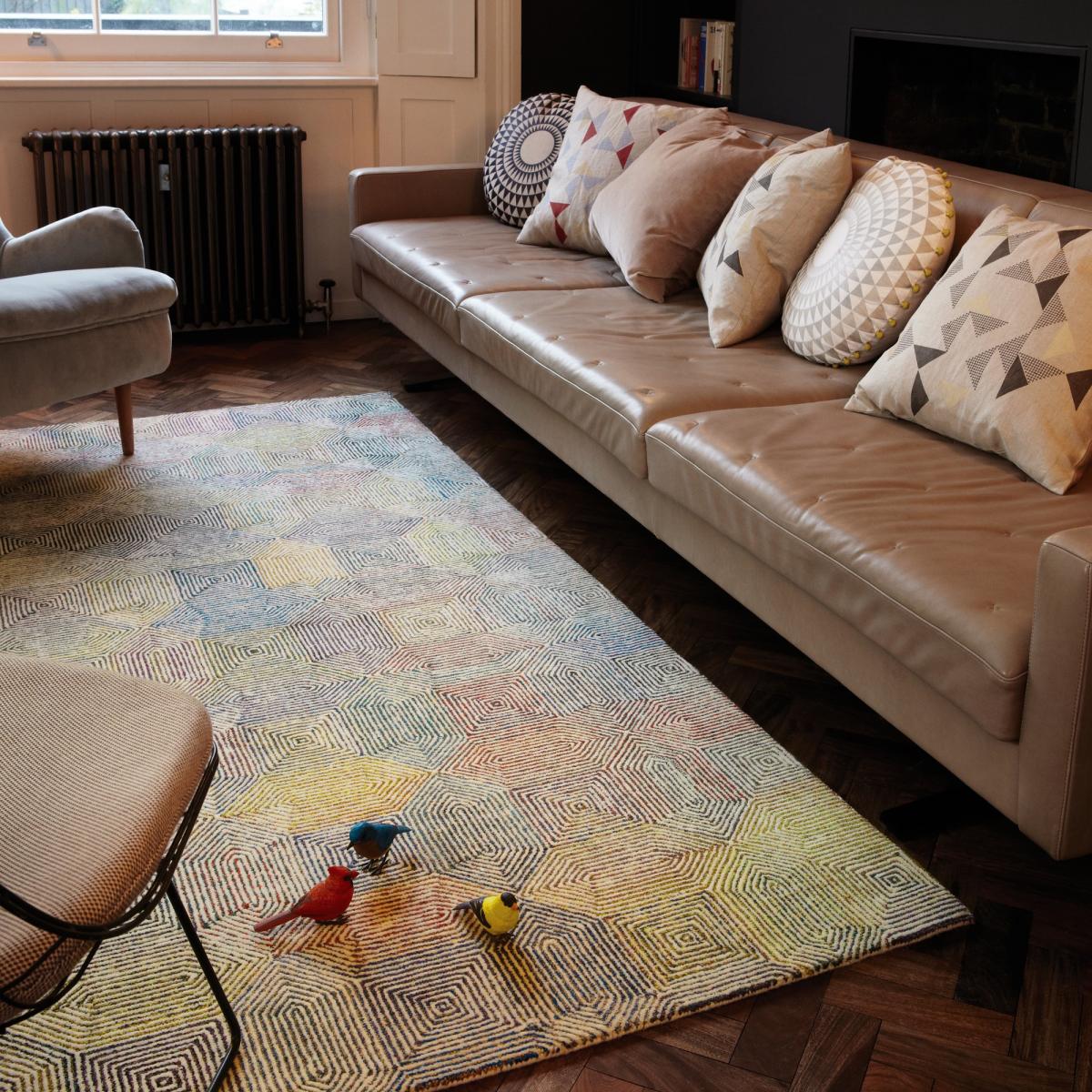 Camden Rugs in Cream and Multi – image 1