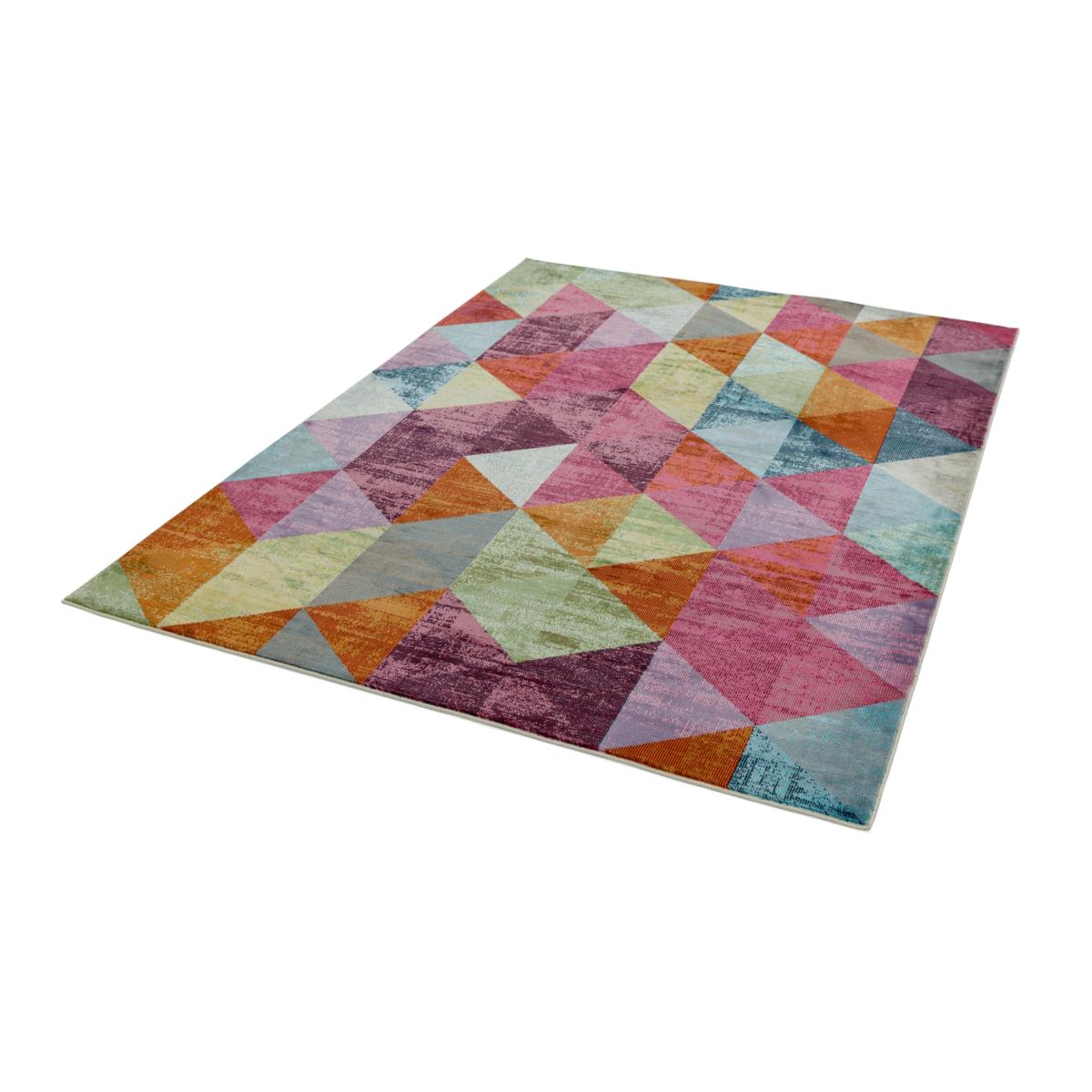 Amelie Harlequin Geometric Rugs in AM08 Multi – image 1