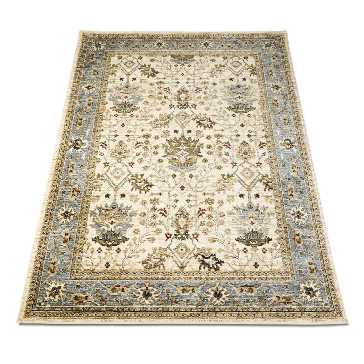 Traditional Empire Rug By Concept Loom EMP09 in Ivory Blue – image 2