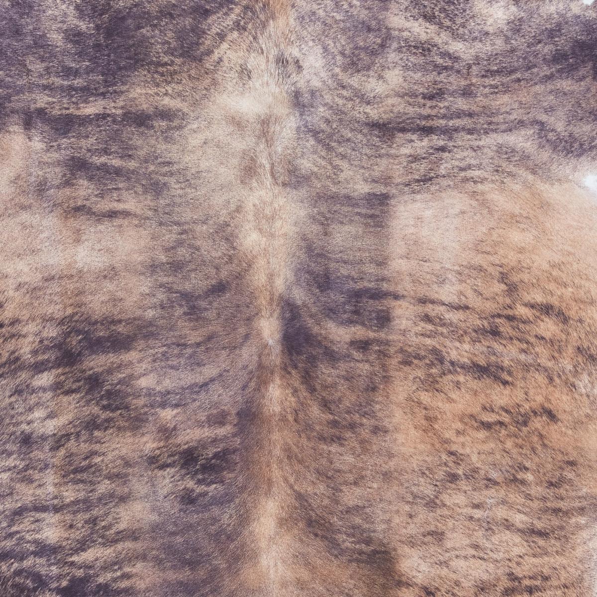 Faux Cow Print Rug in Brown White – image 2