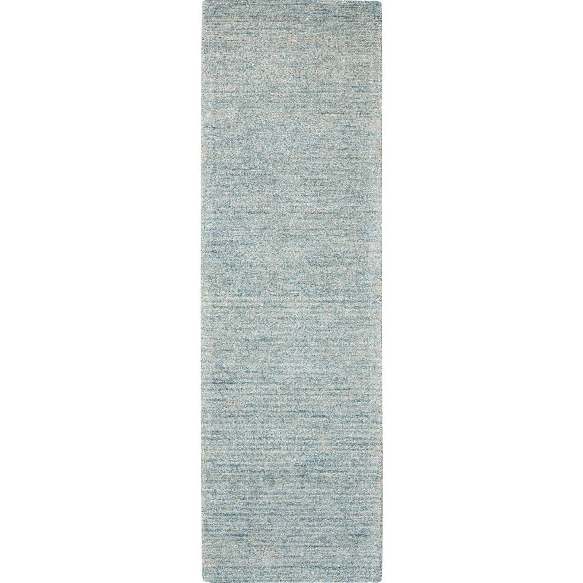 Weston Hallway Runner Rugs WES01 by Nourison in Seafoam Blue69x229cm – image 2