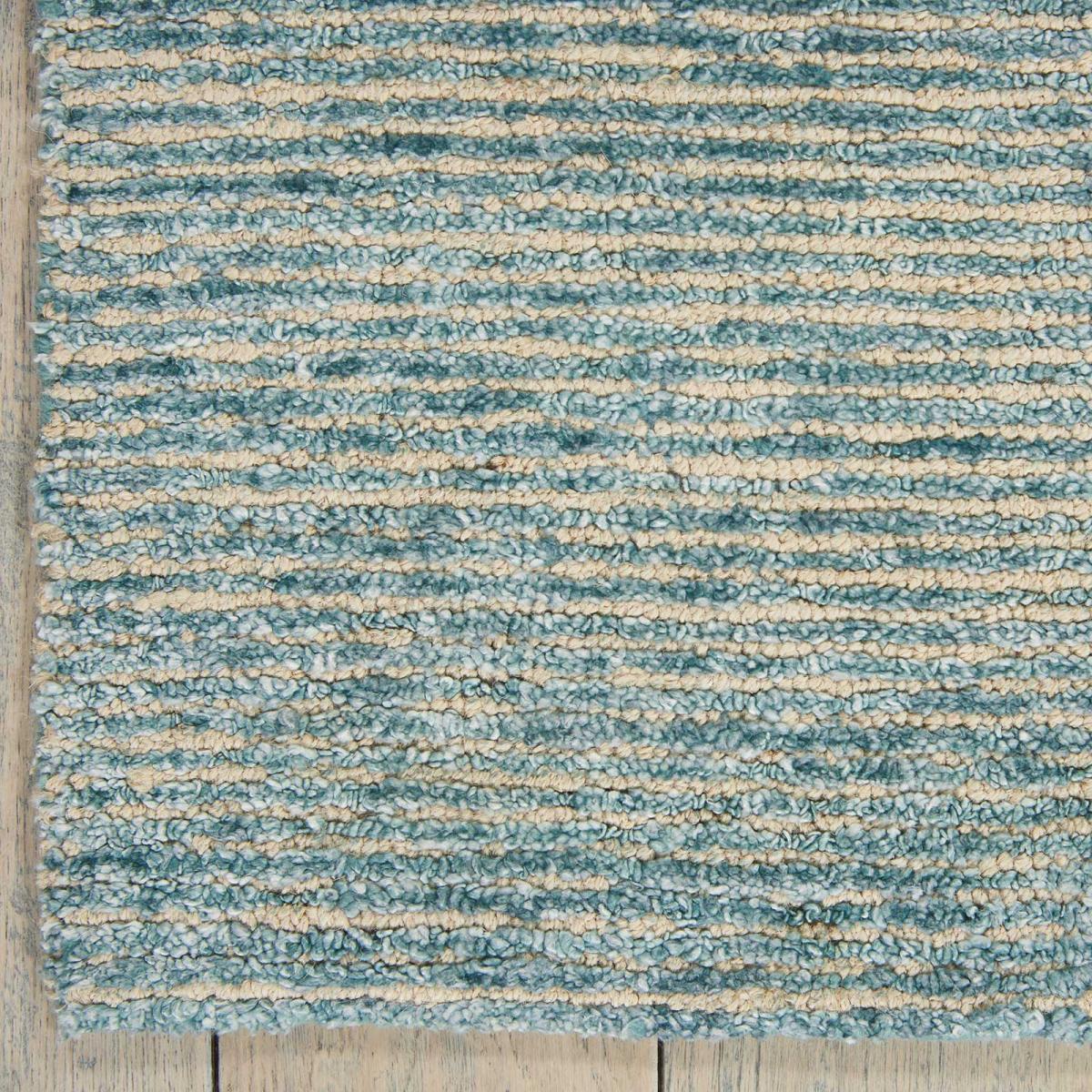Weston Hallway Runner Rugs WES01 by Nourison in Seafoam Blue69x229cm – image 3