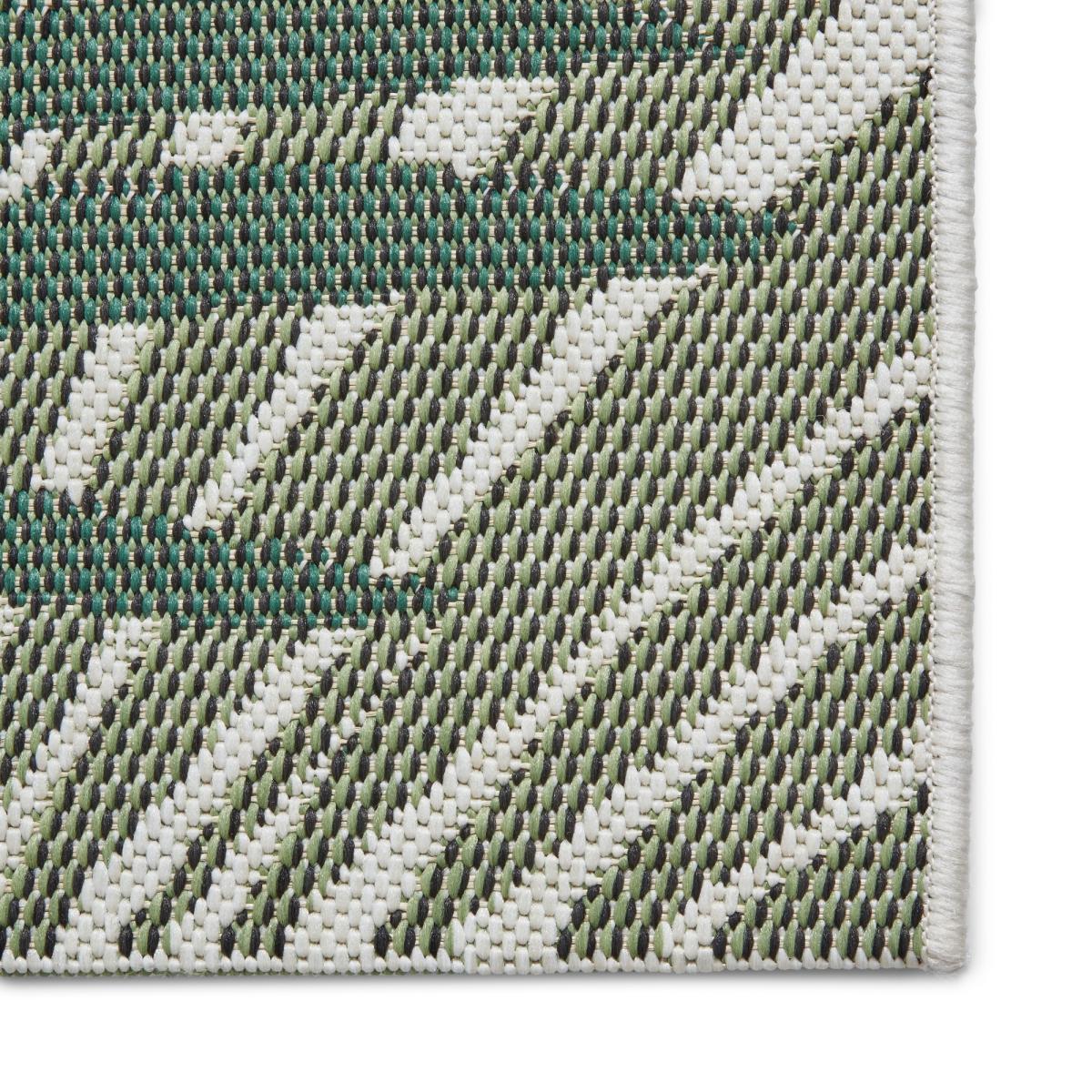 Miami 19433 Indoor Outdoor Botanical Leaf Rug in Green Light Beige&nbsp;200x290cm – image 3
