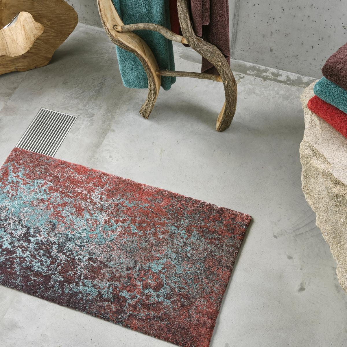 Rust 325 Bath Mat in Dragonfly Green by Abyss & Habidecor 70x120cm – image 1