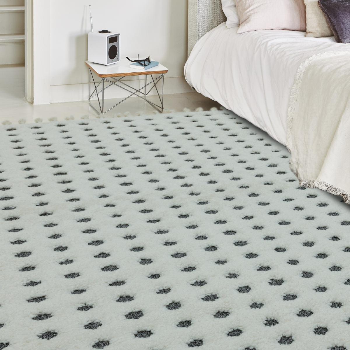 Ariana Dotty Moroccan Rugs in AR05 Grey – image 1