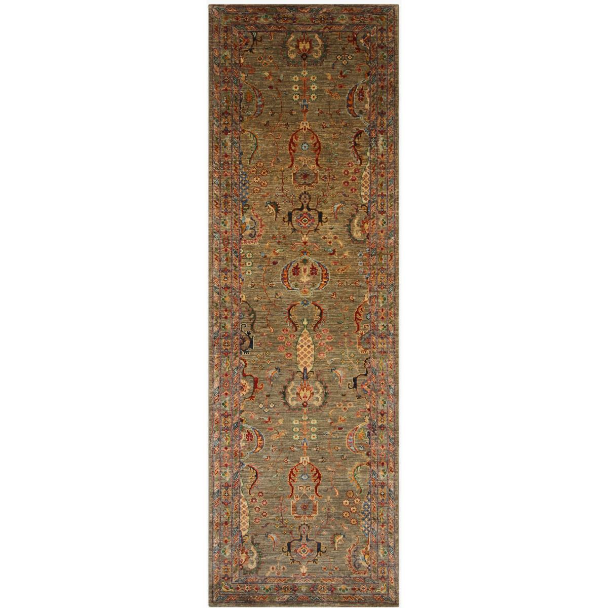 Sultani 48704 Traditional Wool Runner Rug in Brown82x262cm – image 2
