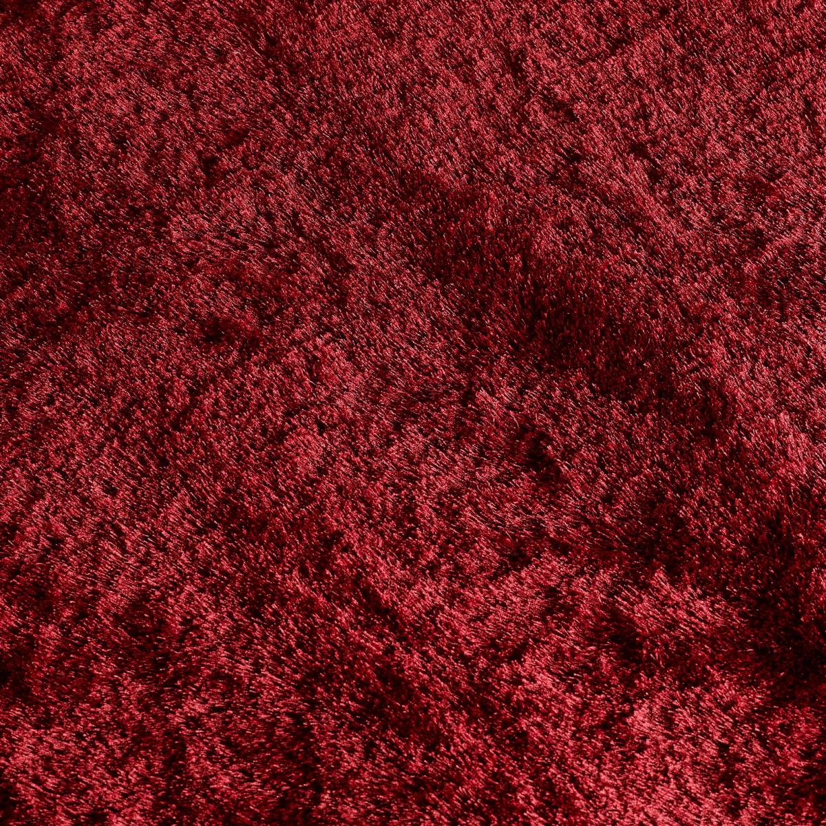 Shimmer Shaggy Lustrous Rugs in Red 160x230cm – image 3