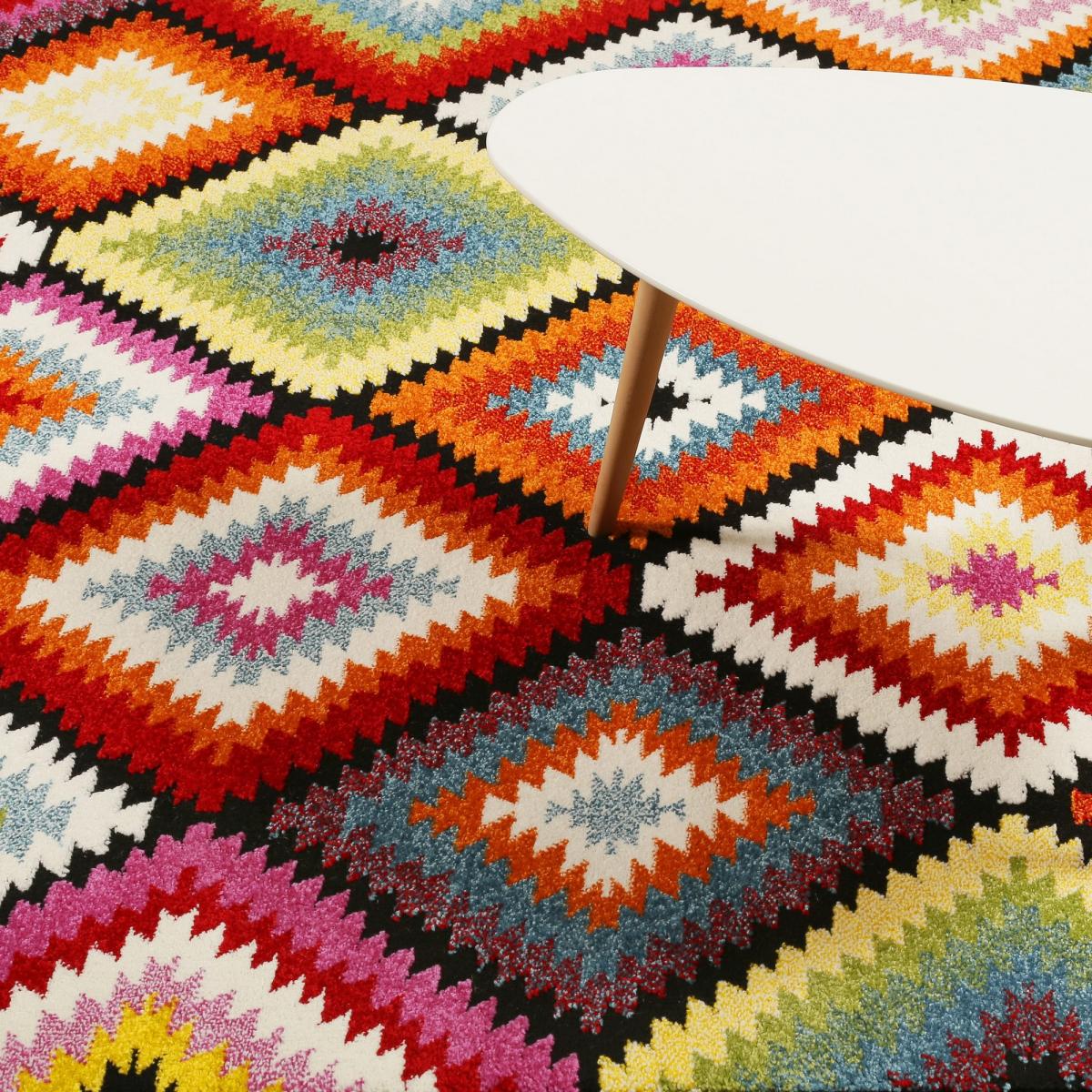 Weconhome Remix Kelim Moroccan Rugs 22865 110 in Multi – image 2