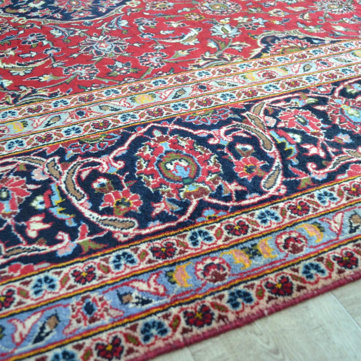 Ardekan 18083 Traditional Hand Knotted Wool Rug in Red&nbsp;403x290cm – image 3