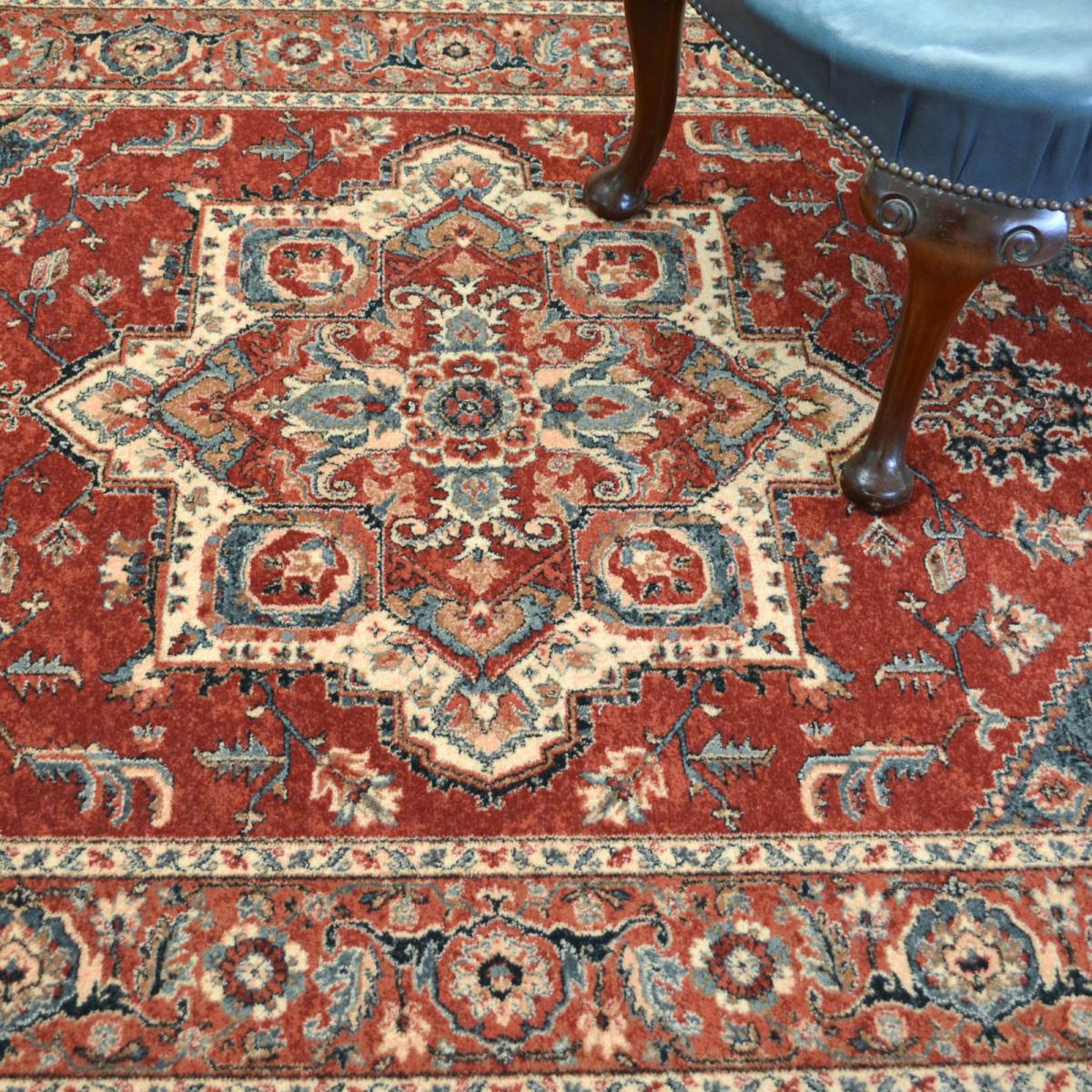Royal Kashqai Traditional Wool Rugs 4354 300 in Red 80x160cm – image 4
