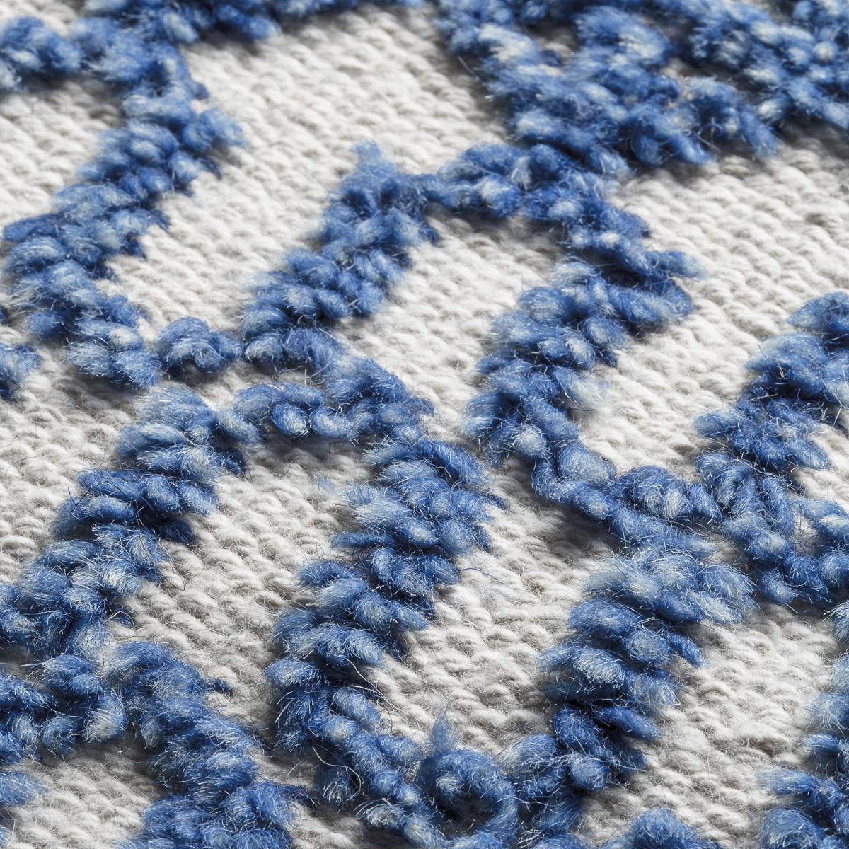 Switch Luxury Boho Rugs 237 001 500 by Ligne Pure in Blue 200x300cm – image 3