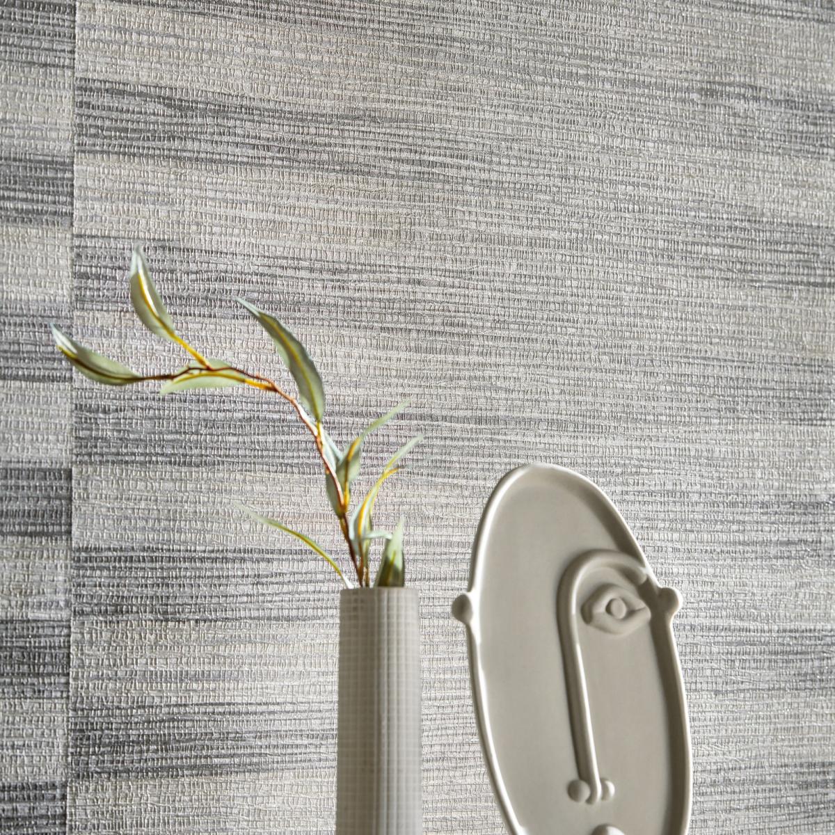 Kensington Grasscloth Wallpaper 313007 by Zoffany in Gargoyle Roll – image 2