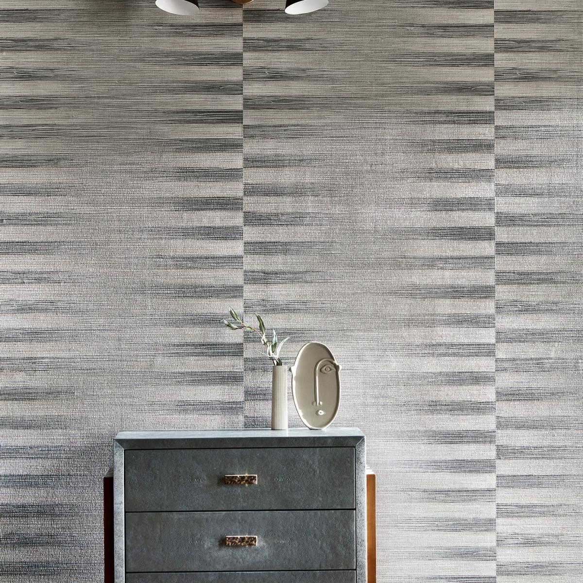 Kensington Grasscloth Wallpaper 313007 by Zoffany in Gargoyle Roll – image 1