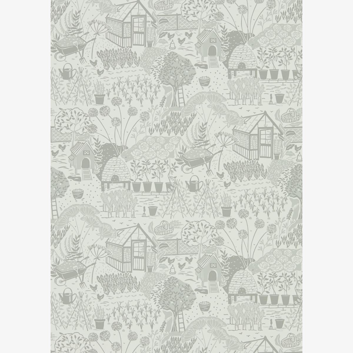 The Allotment Wallpaper 216352 by Sanderson in Dove Grey Roll