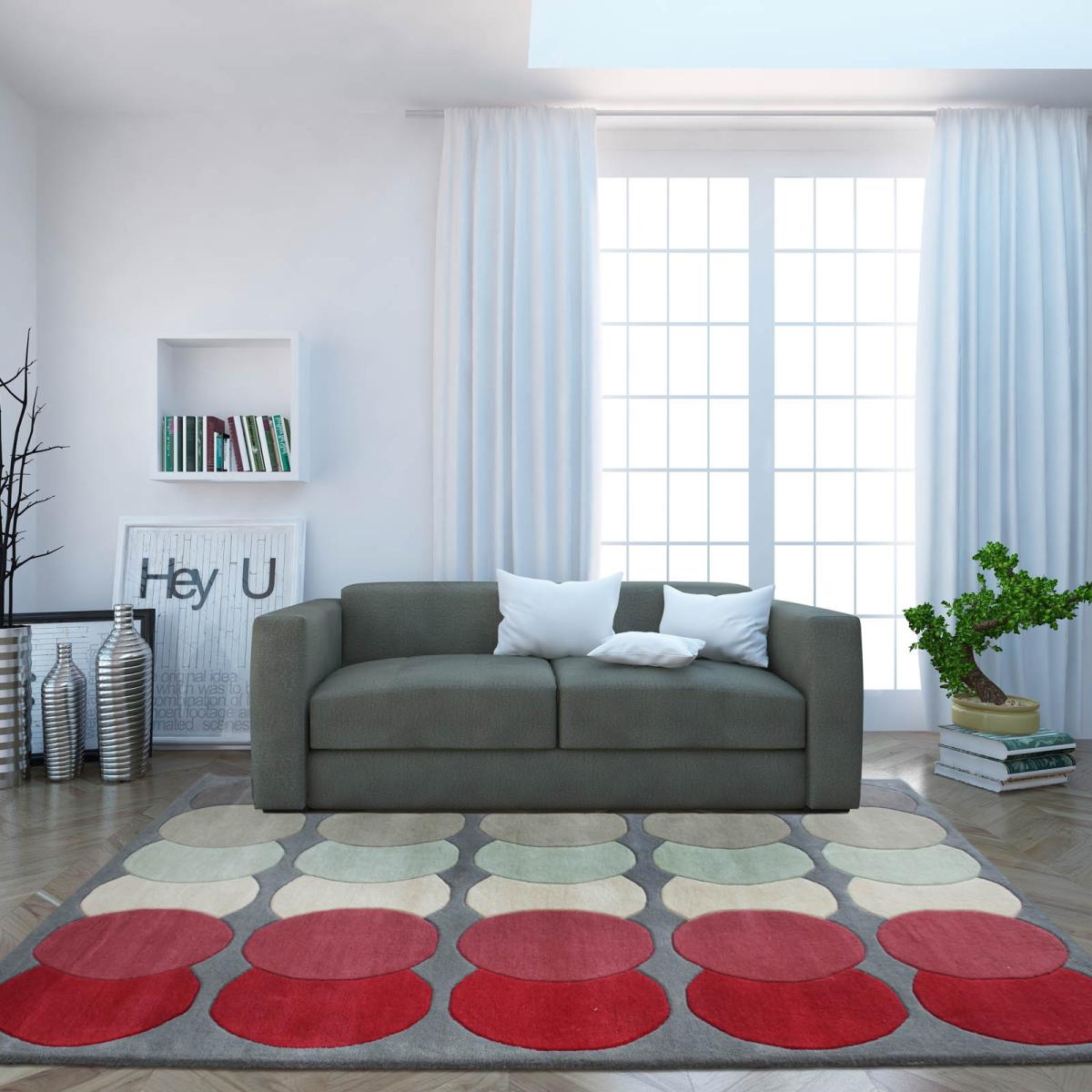 Indian Summer Oval Rugs in Grey – image 2