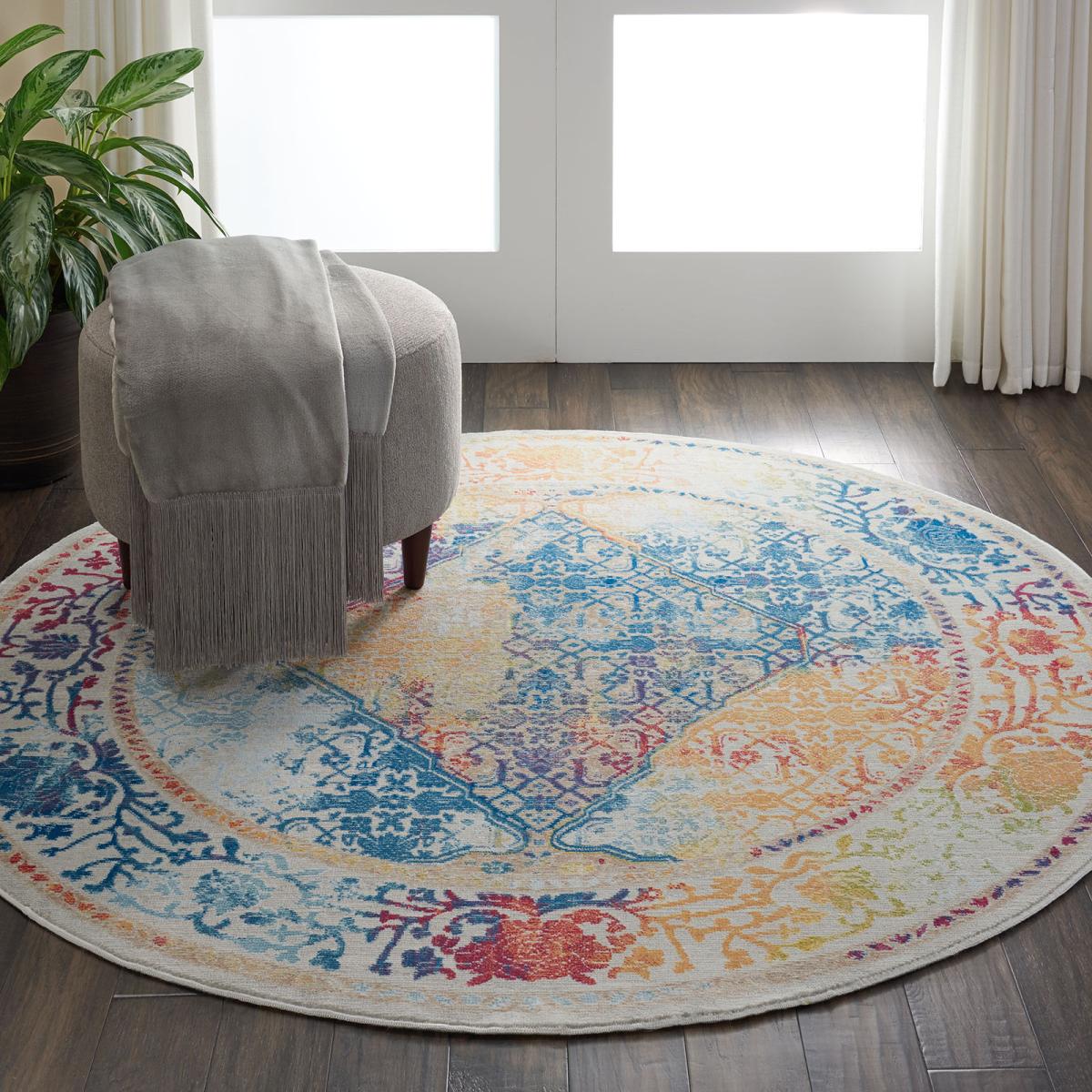 Ankara Global Circular Rugs ANR04 in IVMTC – image 1