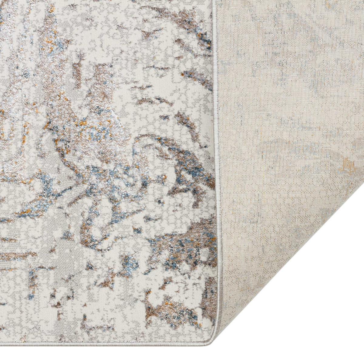 Dalia DAL14 Abstract Rugs in Ivory Multi – image 2