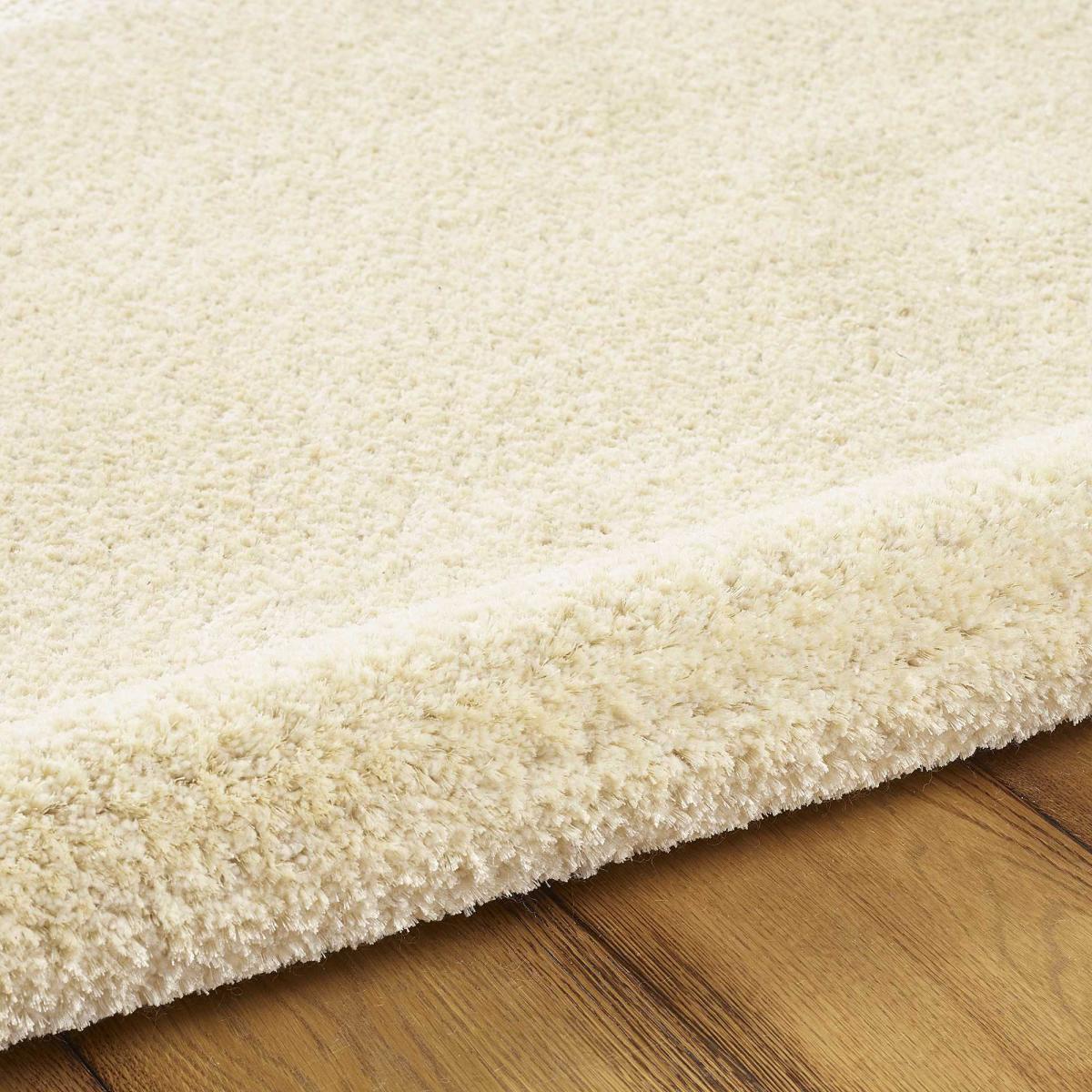 Galaxy Plain Shaggy Rugs 45801 100 in Cream 160x230cm – image 4