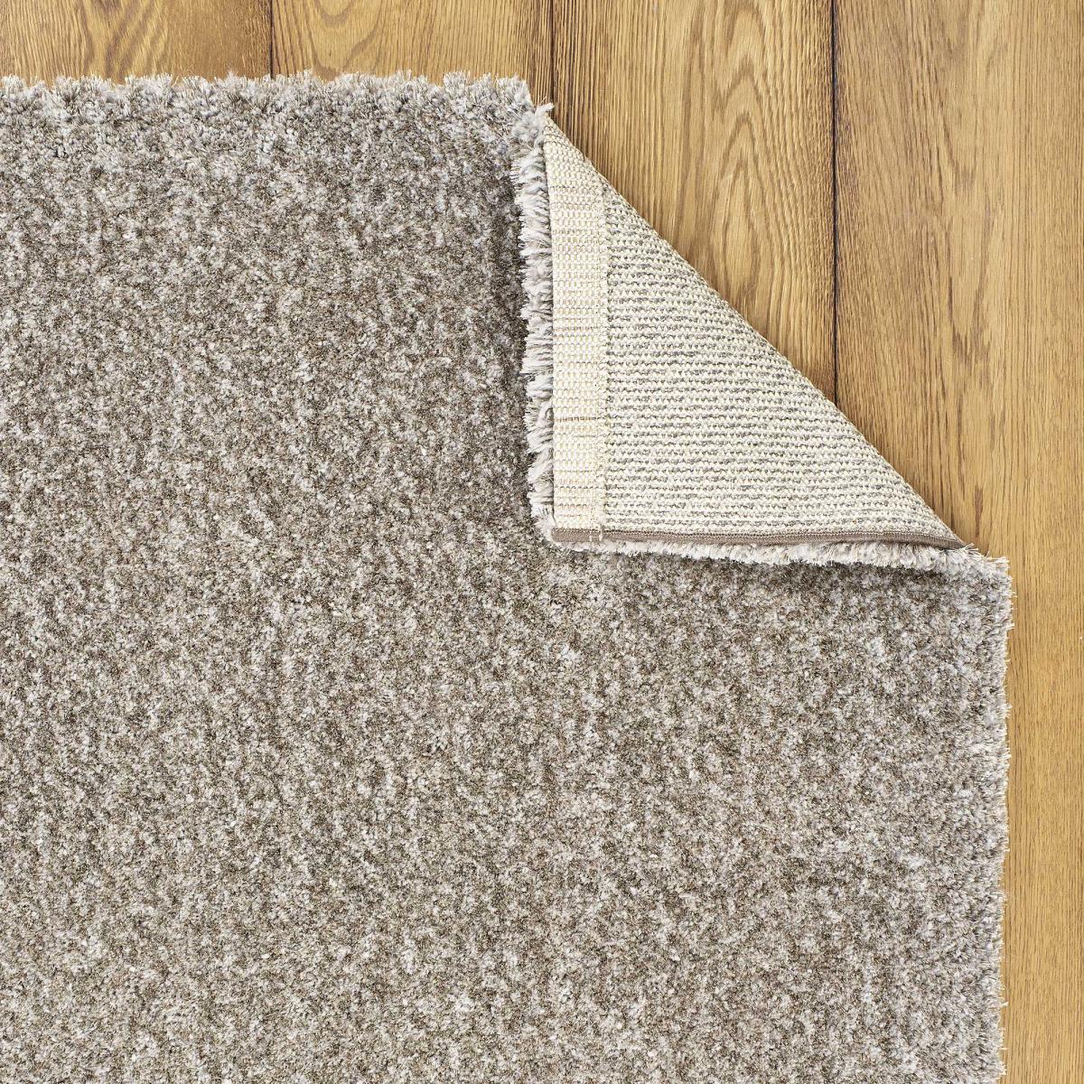 Galaxy Plain Shaggy Rugs 45801 927 in Silver 80x140cm – image 2