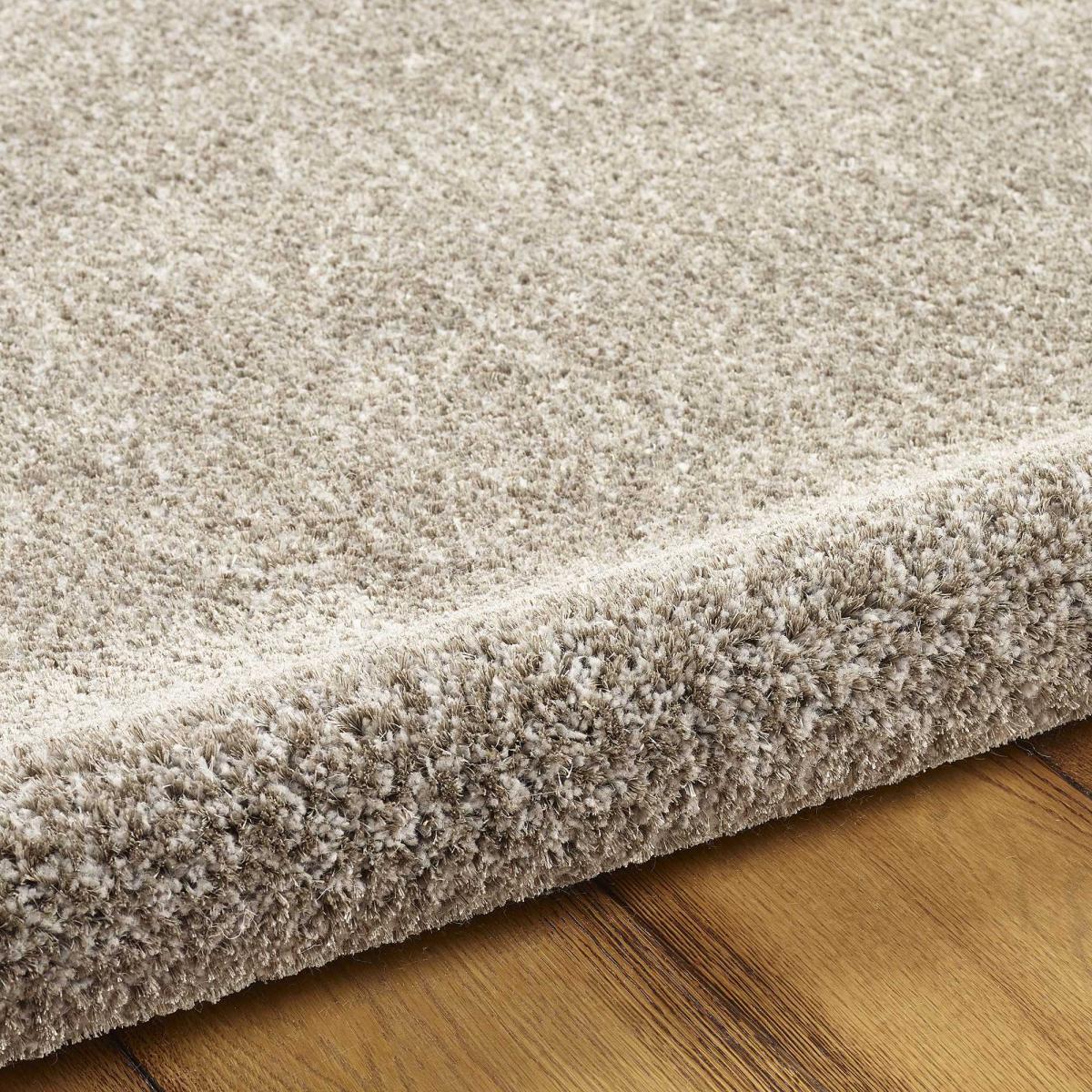 Galaxy Plain Shaggy Rugs 45801 927 in Silver 80x140cm – image 4