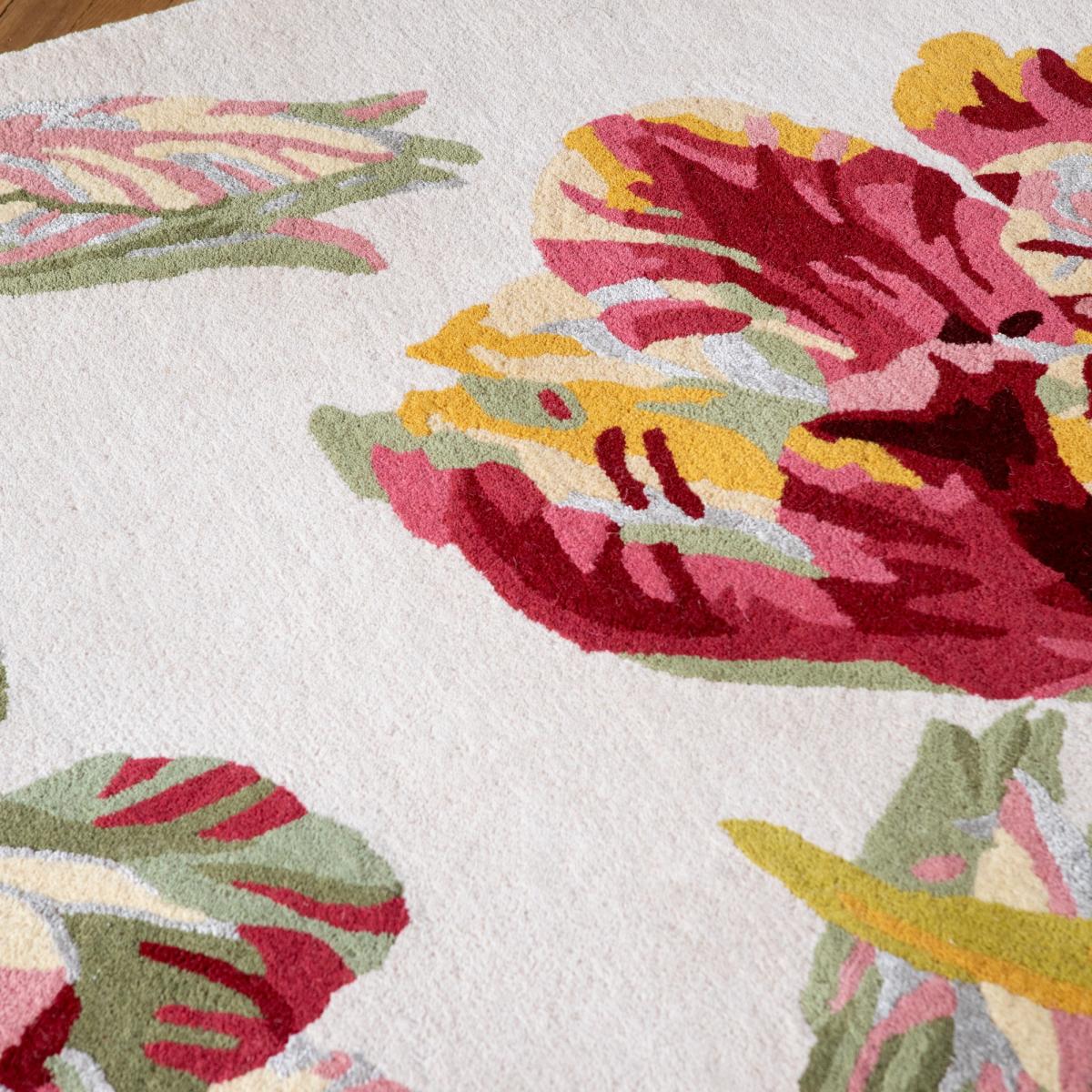 Gosford Floral 081300 Rug by Laura Ashley in Cranberry Red 250x350cm – image 3
