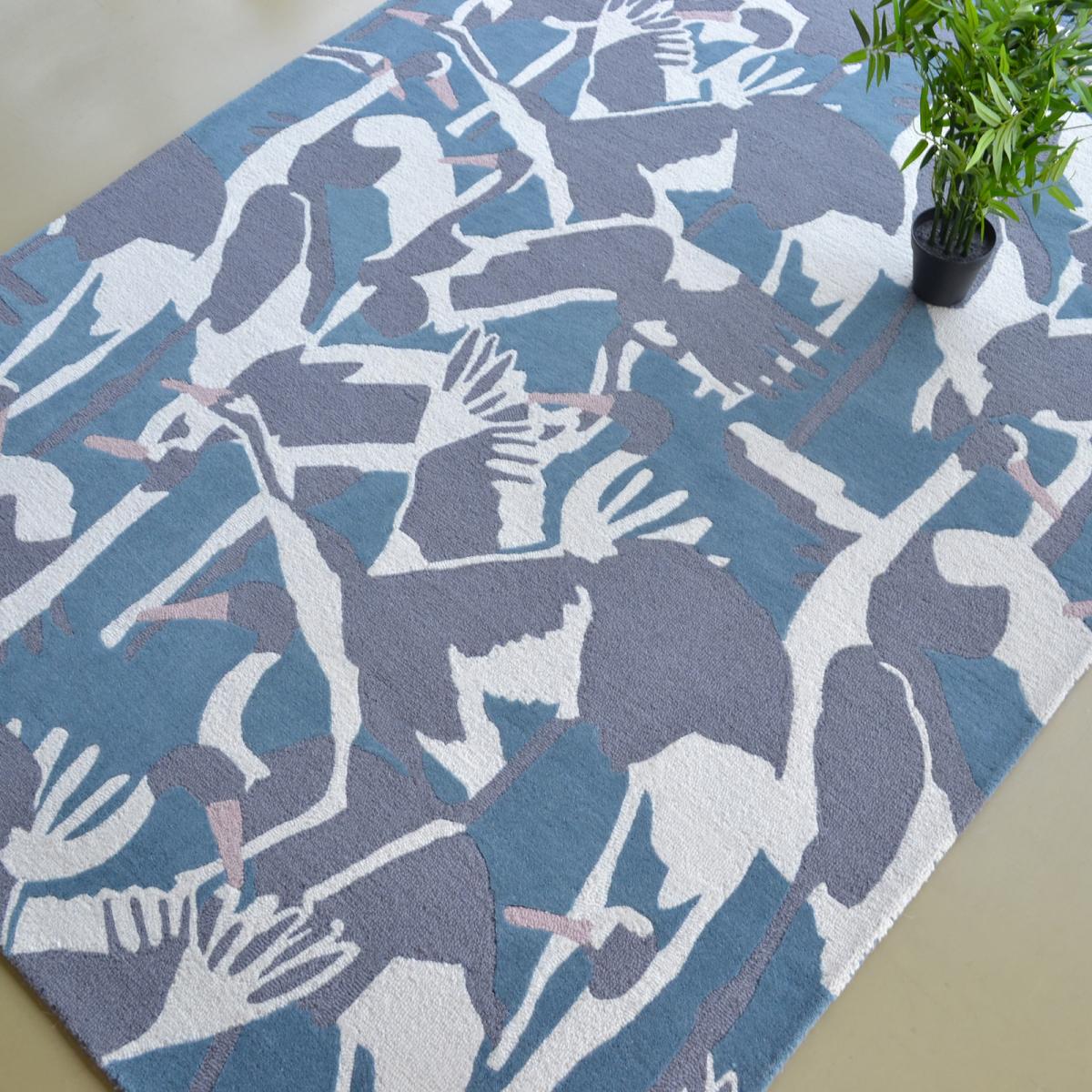 Cranes Rugs 57008 by Ted Baker in Petrol170x240cm – image 2