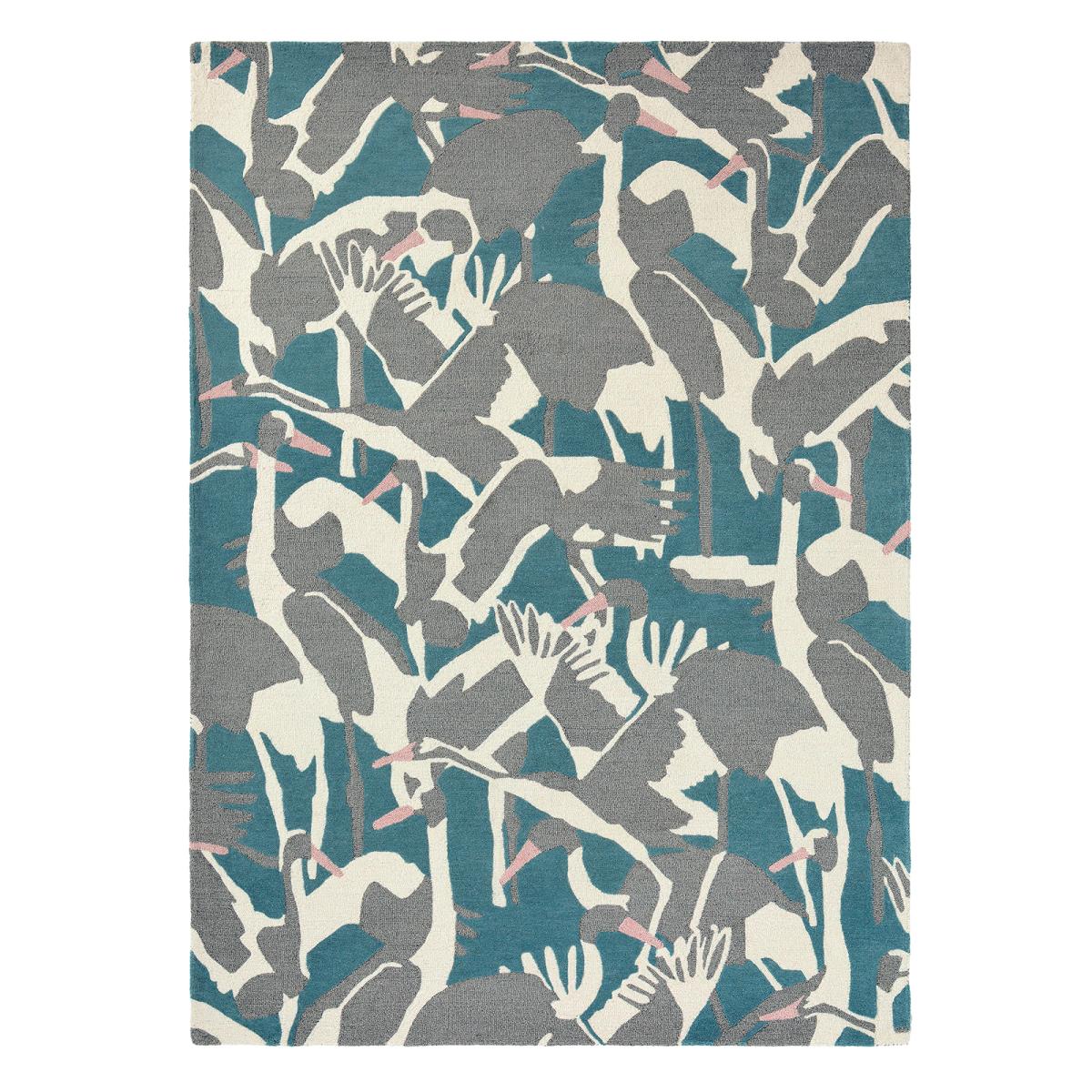 Cranes Rugs 57008 by Ted Baker in Petrol170x240cm – image 5